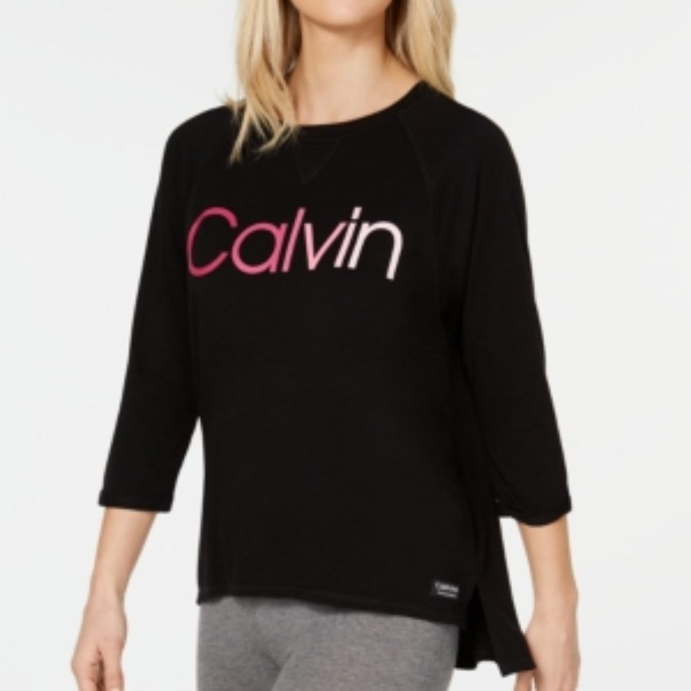 COPY - CK Ombré Logo High-Low Hem Top XL